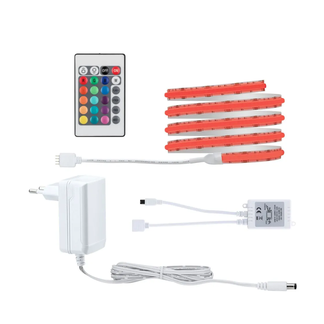 SimpLed COB Strip Set 1,5m RGB 12W230/12V DC weiss Metall ^ Paulmann Sale