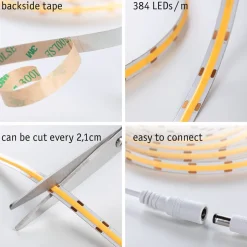 SimpLED COB Strip Set 1,5m warmweiss 7W230/12V DC weiss Metall ^ Paulmann Clearance