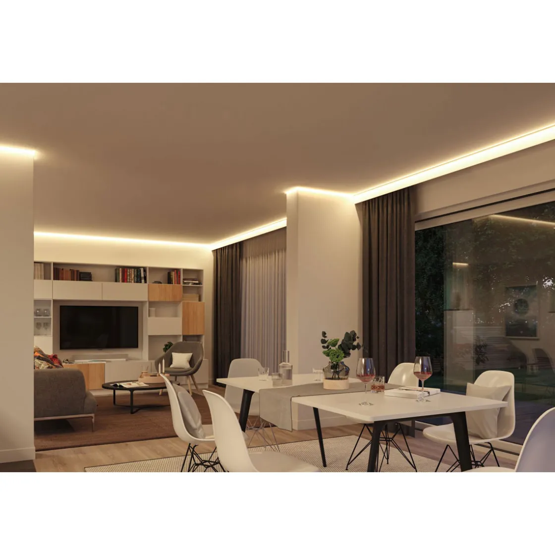 SimpLED Stripe Set 5m RGB Zigbee 230/12VDC Weiss Metall Kst ^ Paulmann Hot