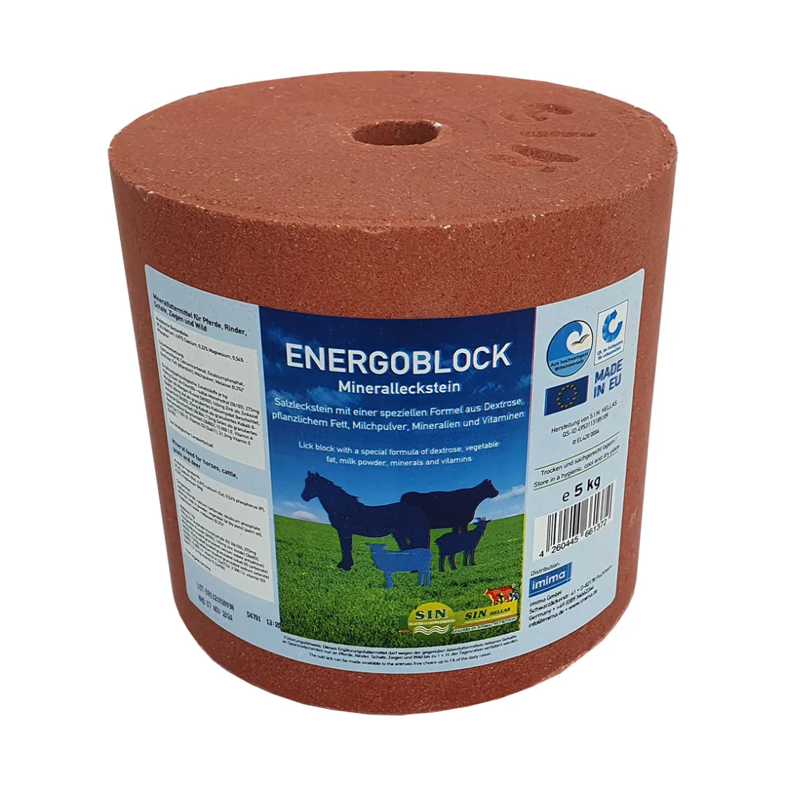 SIN Hellas ENERGOBLOCK 5 kg Mineralleckstein ^ Clearance