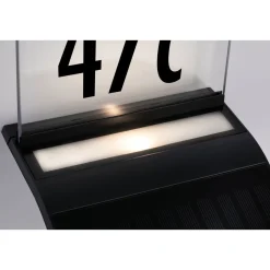 Solar HausNr.-Leuchte Yoko BWM Anthr.IP44 3000K 150lm ^ Paulmann New