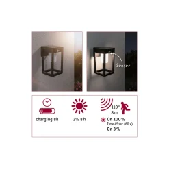 Solar WL Marisol IP44 3000K PIR ^ Paulmann Online
