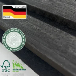 Sonido Elements Akustikpaneel Black oak1200x560x18mm FSC ^ Outlet