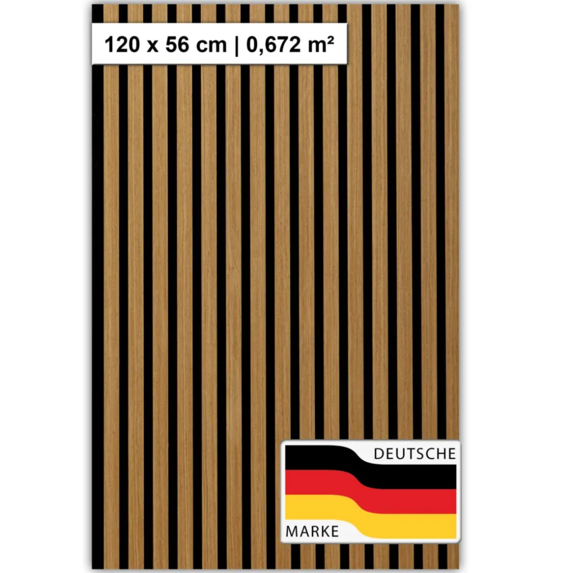Sonido Elements Akustikpaneel Oiled oak1200x560x18mm FSC ^ Hot