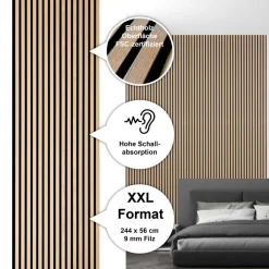 Sonido Elements FSC New Light oak2440x560x18mm FSC ^ Outlet