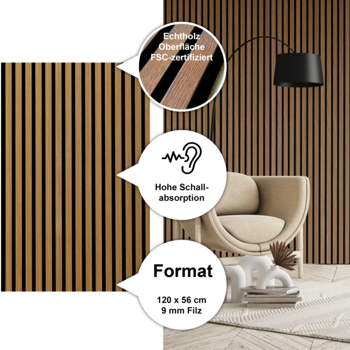 Sonido Elements FSC Oiled oak2440x560x18mm FSC ^ Sale