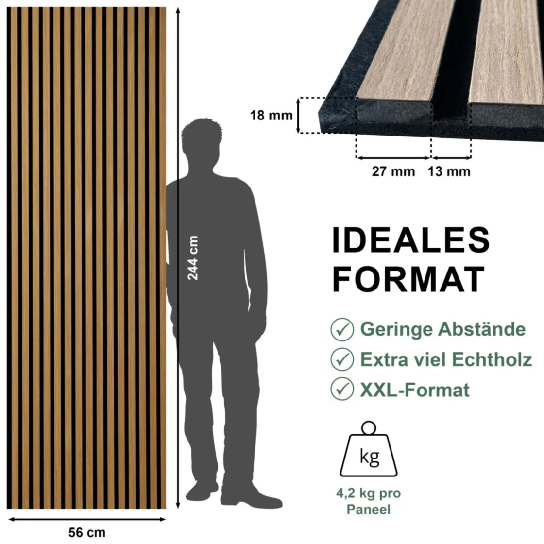 Sonido Elements FSC Oiled oak2440x560x18mm FSC ^ Sale
