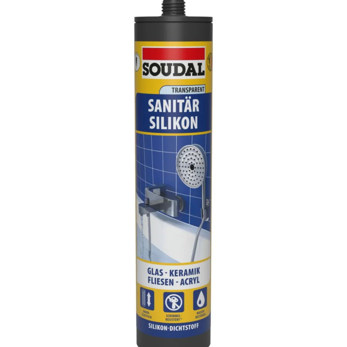 Dusche und Bad transparent 300 ml ^ Soudal Clearance