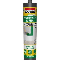Maleracryl 10 Min 300 ml weiss ^ Soudal Outlet