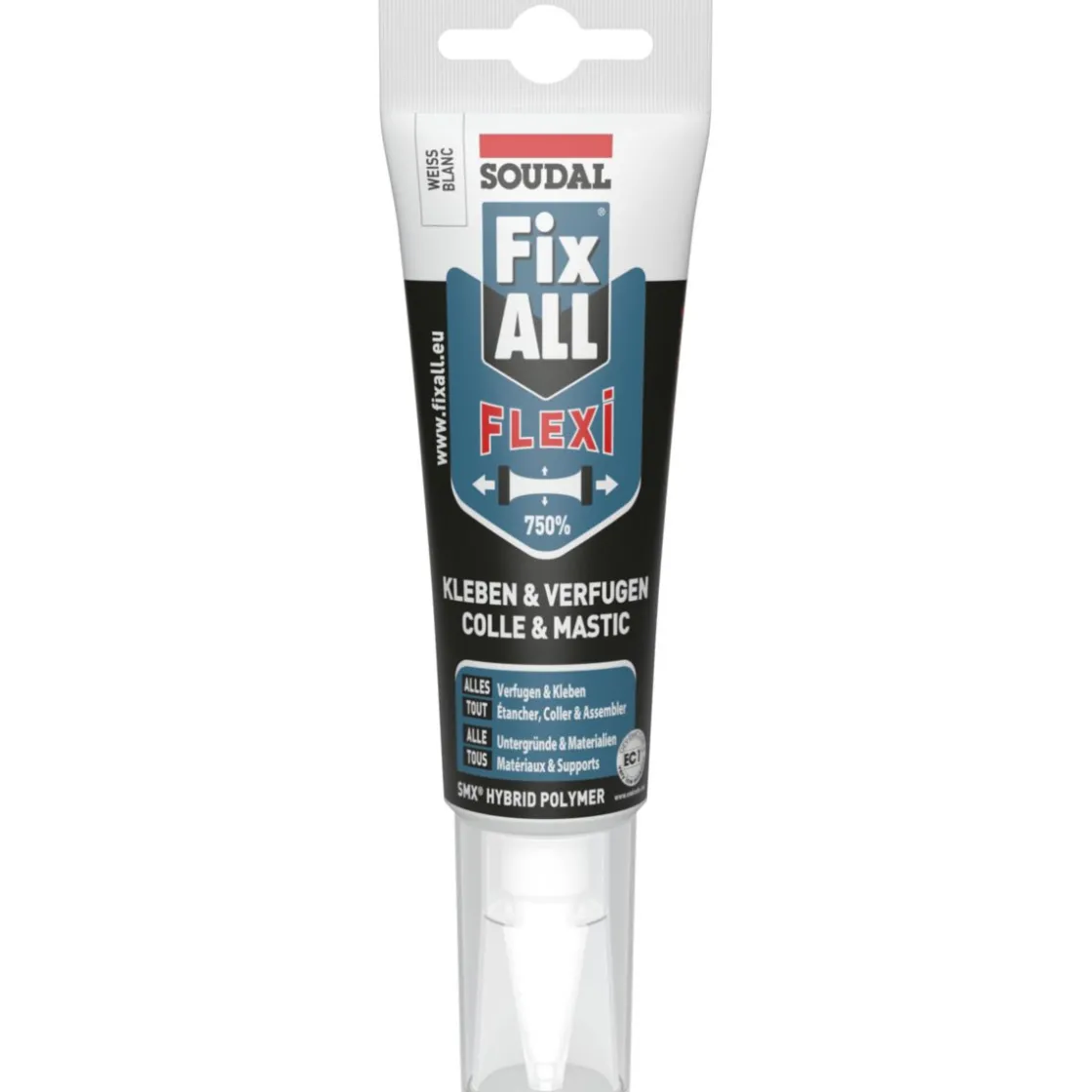 Montagekleber Fix ALL Flexi Kleben und Verfugen weiß ^ Soudal Discount
