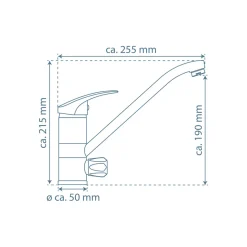 SP-Armatur Ultra chrom schwenkbar mit3/4" Maschinenanschluss inkl. Befest. ^ Schütte Sale