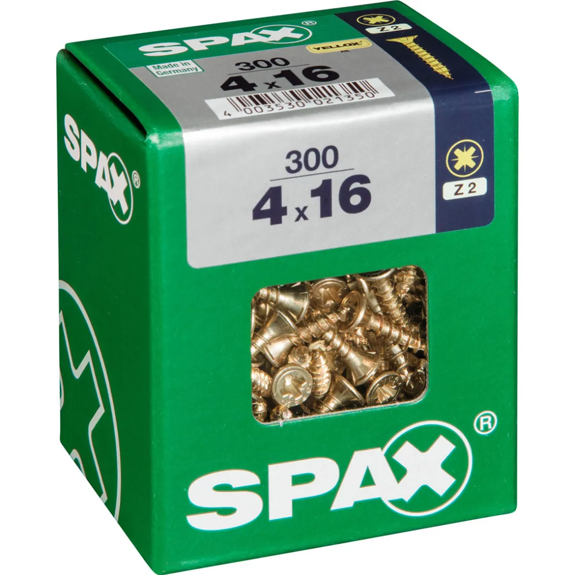 Universalschrauben Yellox Senkkopf x 16 L 00 Stück ^ Spax Clearance