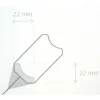 Hohlkehlleiste weiß 260 x 2,2 x 2,2 cm ^ Specht Sale