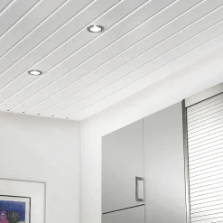 Kunststoff-Paneel Duropan weiß 270 x 10,5 cm ^ Specht Discount