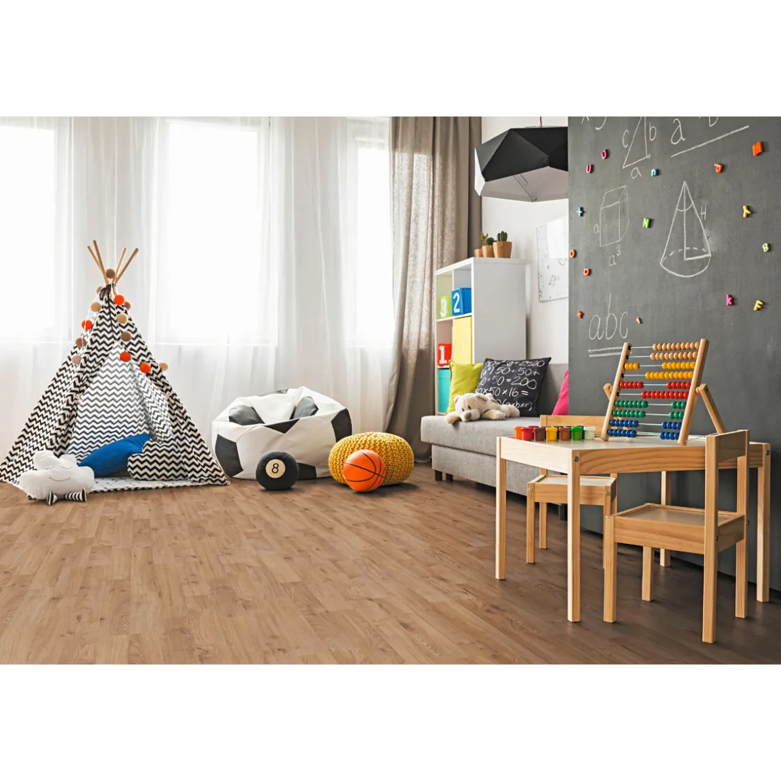 Laminatboden Classic Bergmanns Eiche natur 138 x 19,3 cm ^ Specht Hot