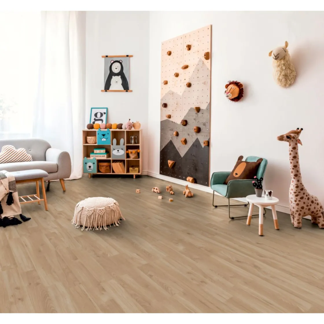 Laminatboden Classic Bergmanns Eiche hell 138 x 19,3 cm ^ Specht Best