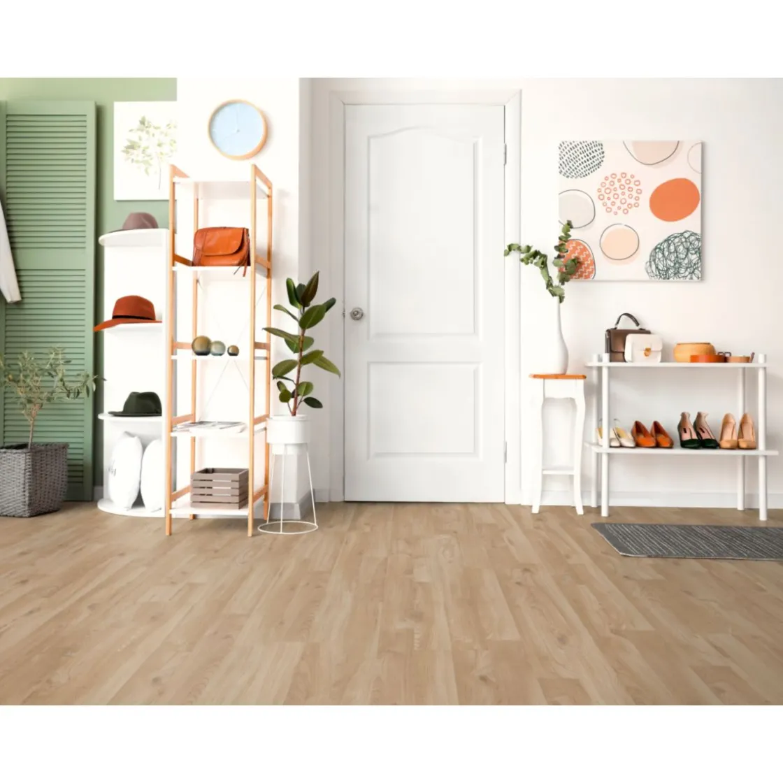 Laminatboden Classic Bergmanns Eiche hell 138 x 19,3 cm ^ Specht Best