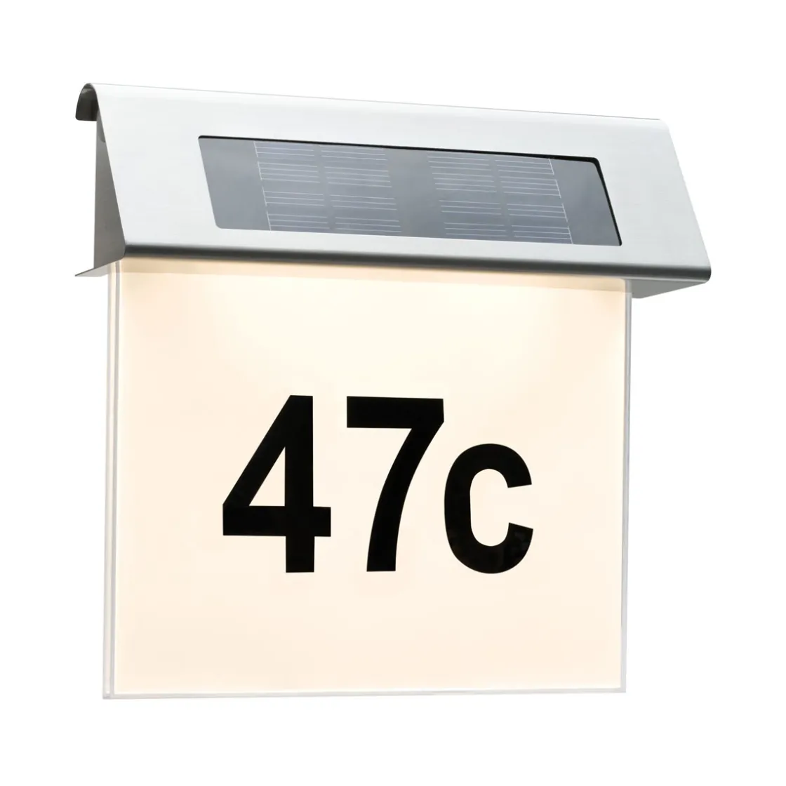 Special Solar Hausnummernleuchte 0,2WEdelst./Weiss Edelstahl/Acryl IP44 ^ Paulmann Outlet