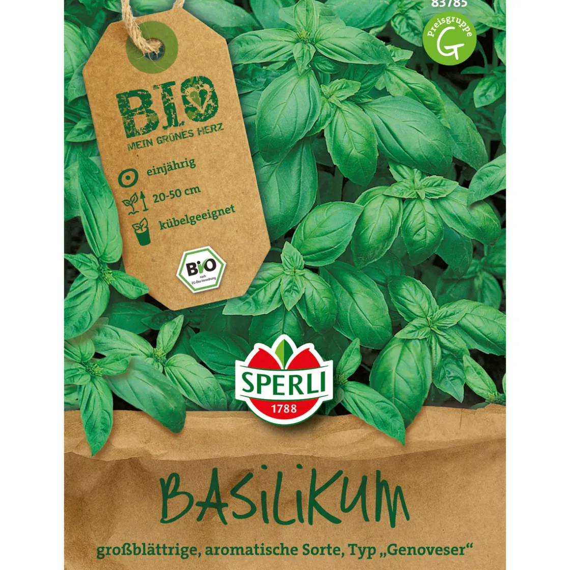 Basilikum Bio Version 1 ^ Sperli