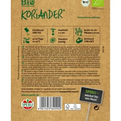 BIO Coriander ^ Sperli New