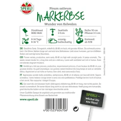 Markerbse Wunder von Kelvedon 8-14 Tage ^ Sperli