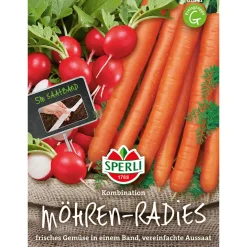 Möhren-Radies-Kombination 2,5 m Saatband ^ Sperli Outlet