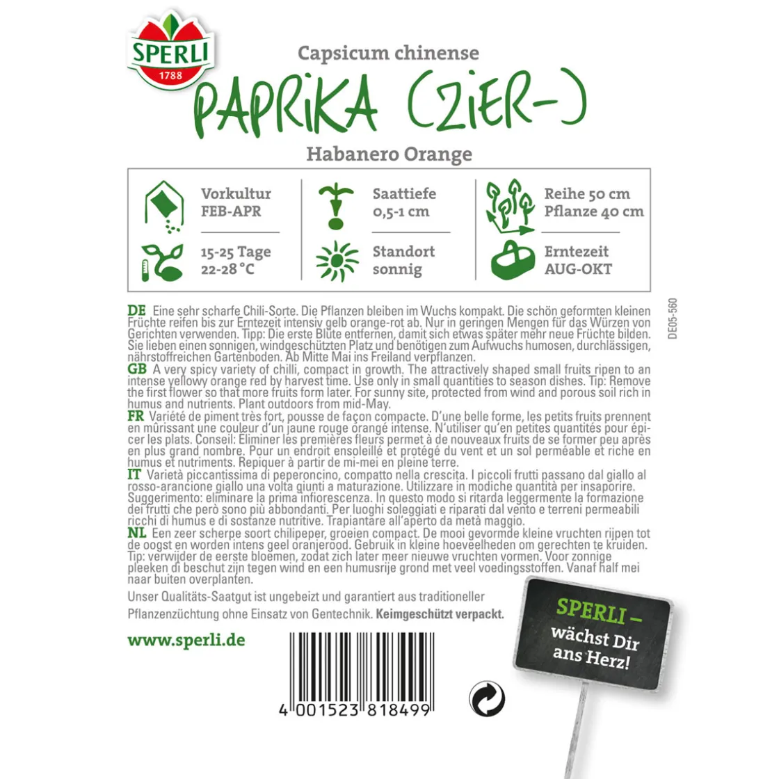 Paprika ngs Hot Fire ^ Sperli Outlet