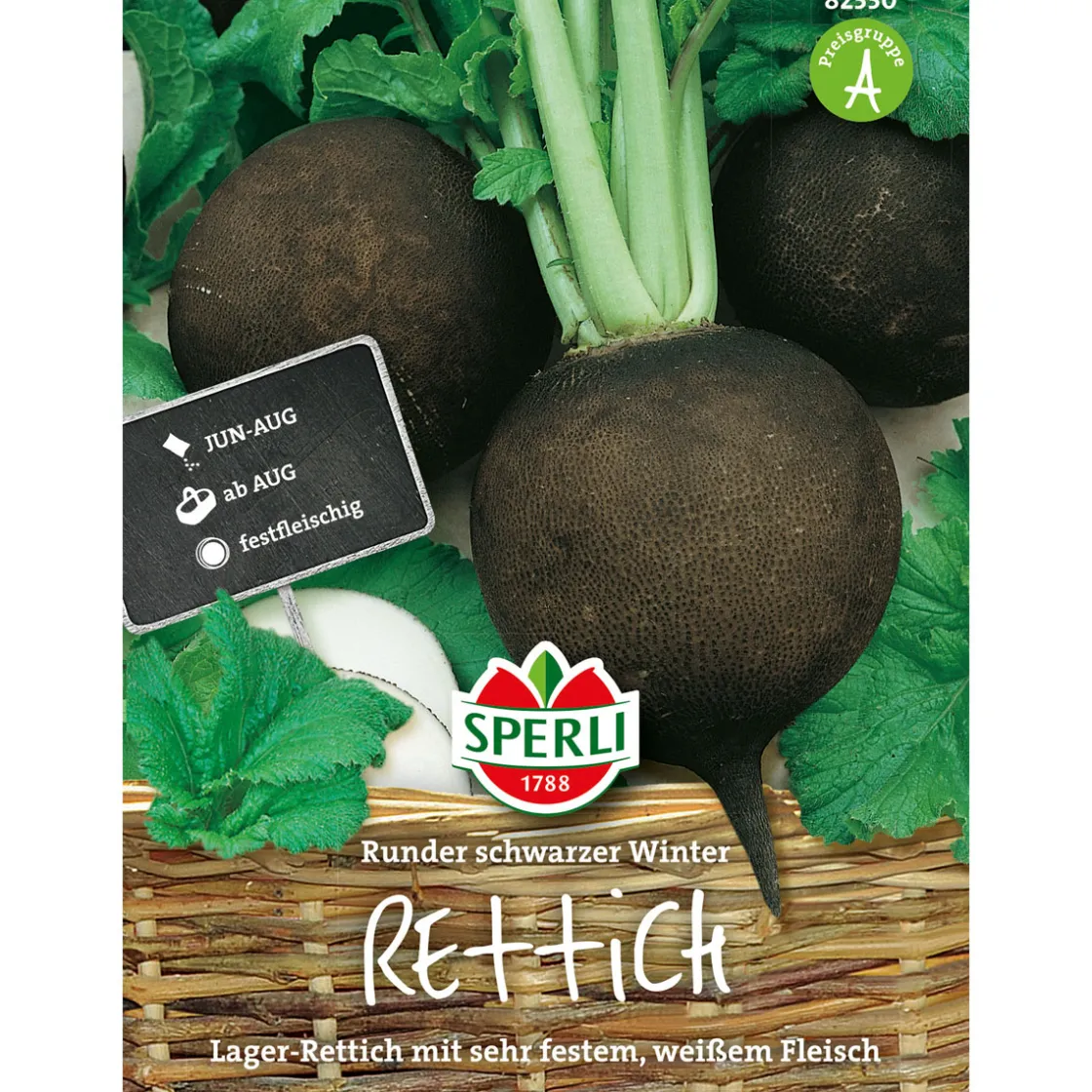 Rettich Runder schwarzer Winter ^ Sperli Outlet