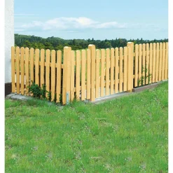 Staketenzaun gerade 180 x 85 cm ^ Online
