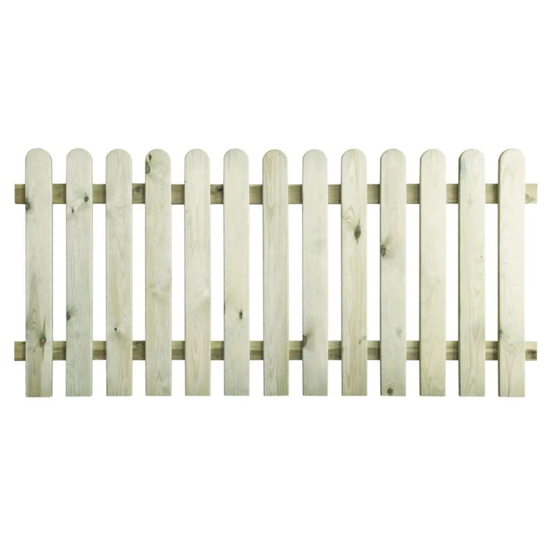 Staketenzaun gerade 180 x 85 cm ^ Online