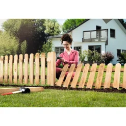 Staketenzaun gerade 180 x 85 cm ^ Online