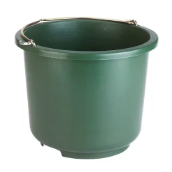 Stall- und Baueimer Durchmesser 33 cm 12 L olivgrün ^ New