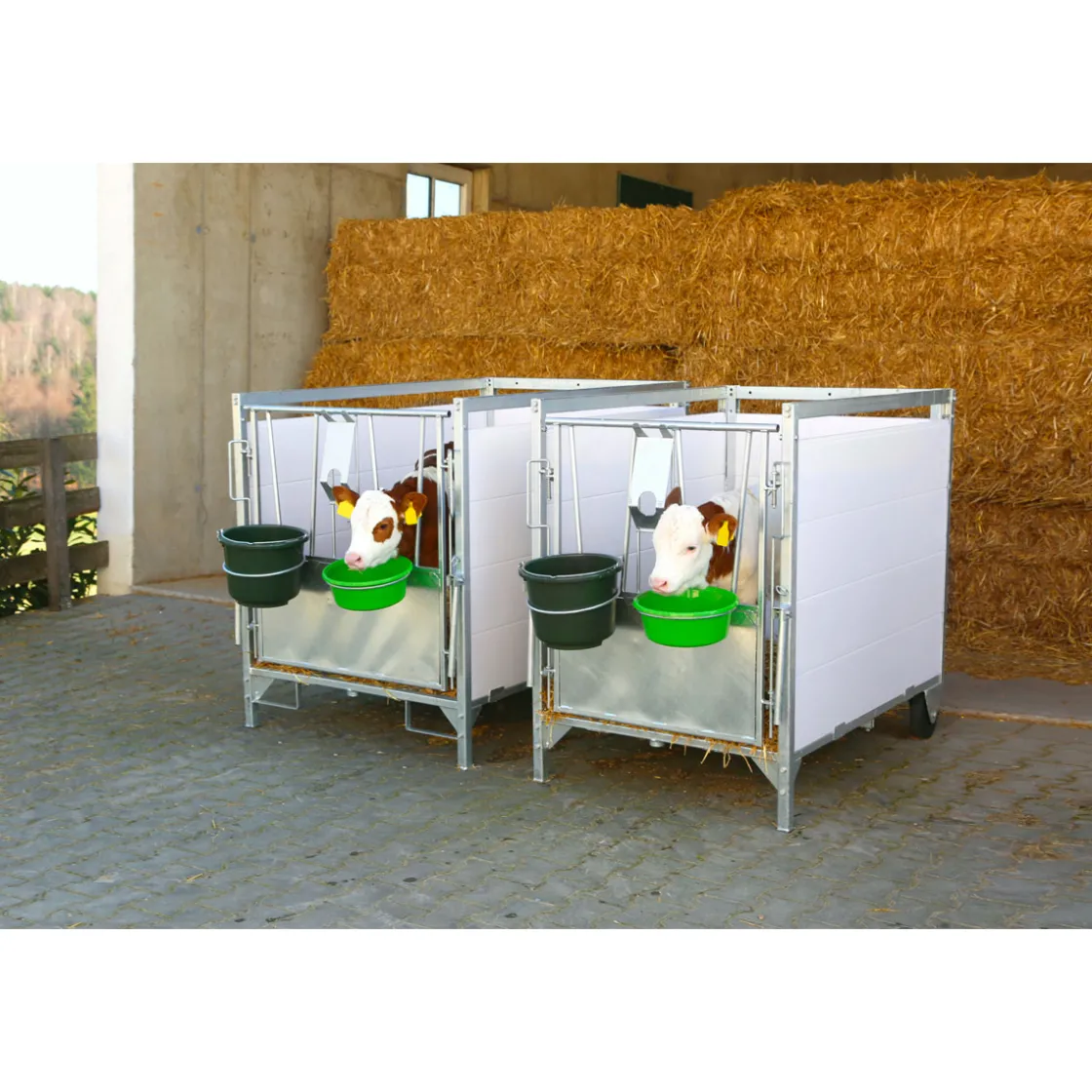 Stall- und Baueimer Durchmesser 33 cm 12 L olivgrün ^ New