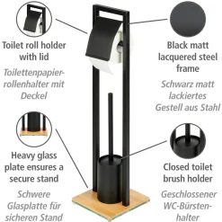 Stand WC-Garnitur Bambusa ^ Wenko Hot