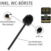 Stand WC-Garnitur Rivalta, schwarz ^ Wenko Online