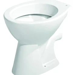 Stand-WC Tiefspueler Keramik mitSpuelrand Abgang waagrecht ^ Hot