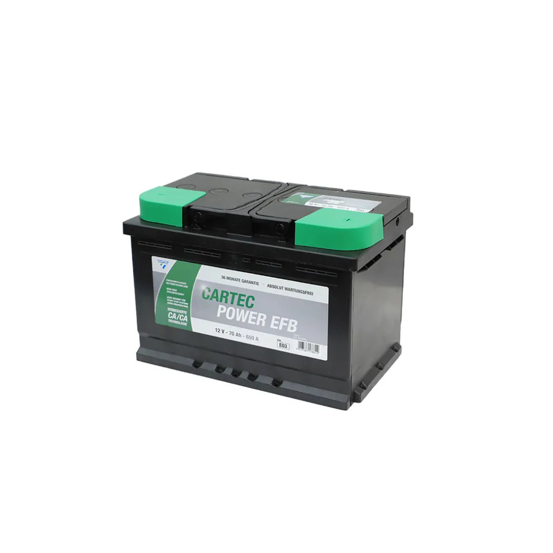 Starterbatterie POWER EFB 70 AH / 650 A ^ Online