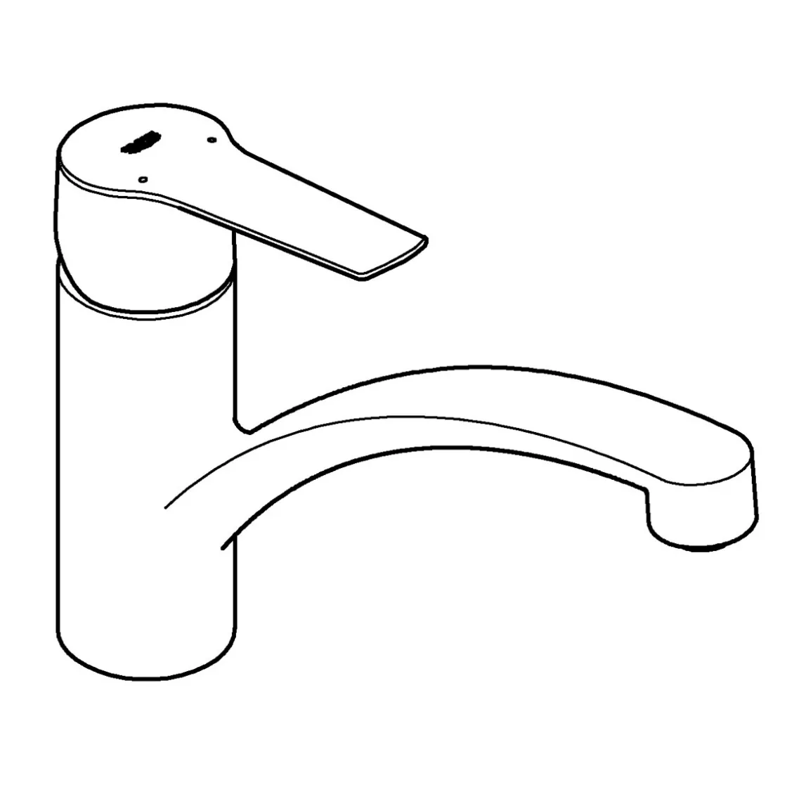 Start SP-Armatur Messing chromschwenkbar, Zero-Technologie ^ Grohe Clearance