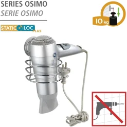 Static-Loc Plus HaartrocknerhalterOsimo ^ Wenko