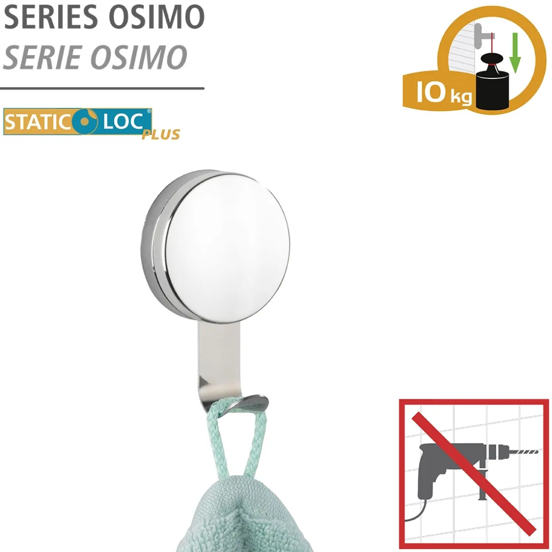 Static-Loc Plus Wand haken Osimo, 2er ^ Wenko New