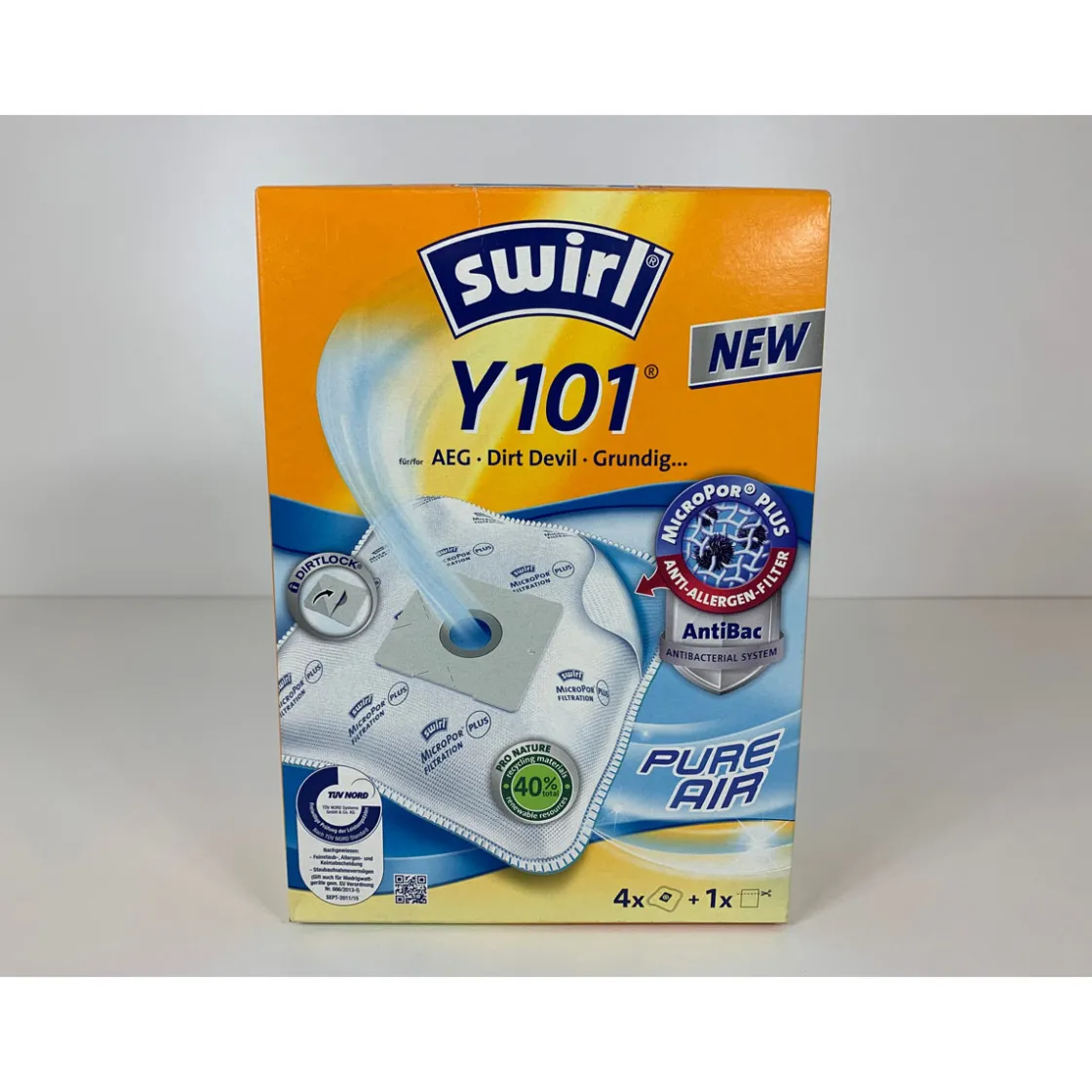 Staubsauger-Beutel Y 101 EcoPor ^ Swirl Clearance