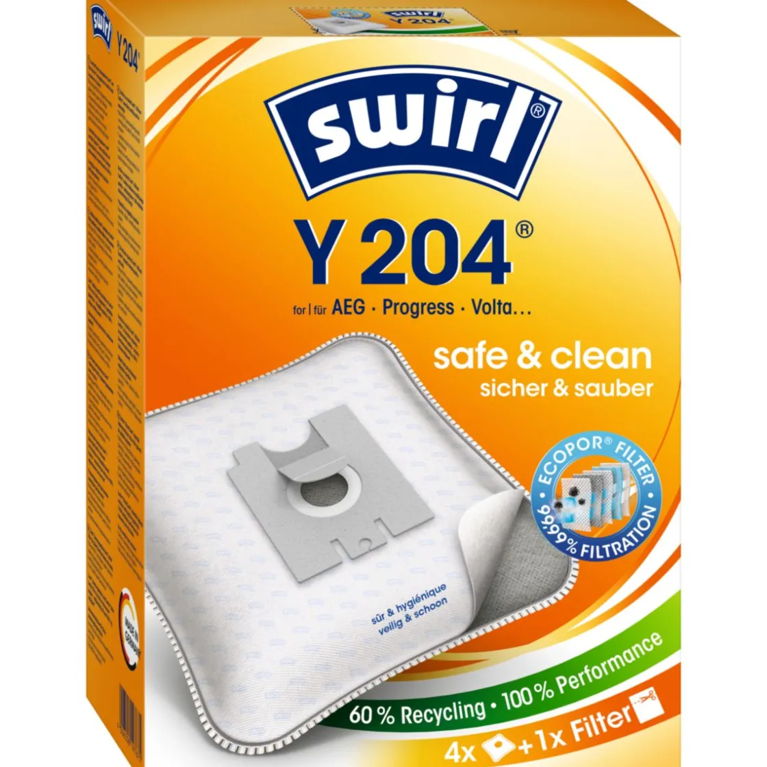 Staubsauger-Beutel Y 204 EcoPor ^ Swirl Sale