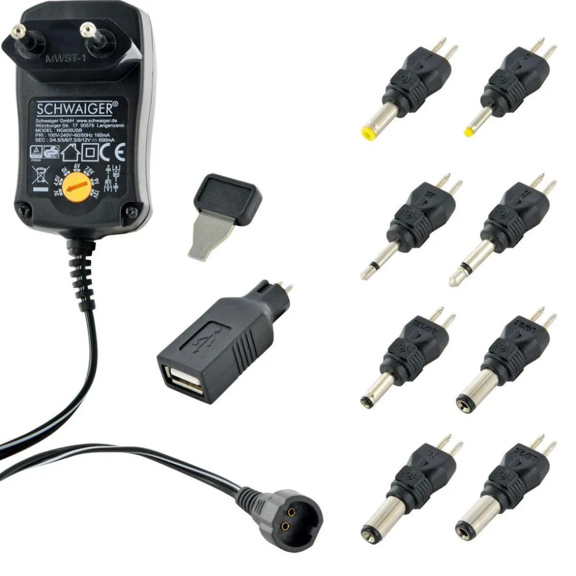 STECKER-NETZGERAET 600MA ^ Schwaiger Sale