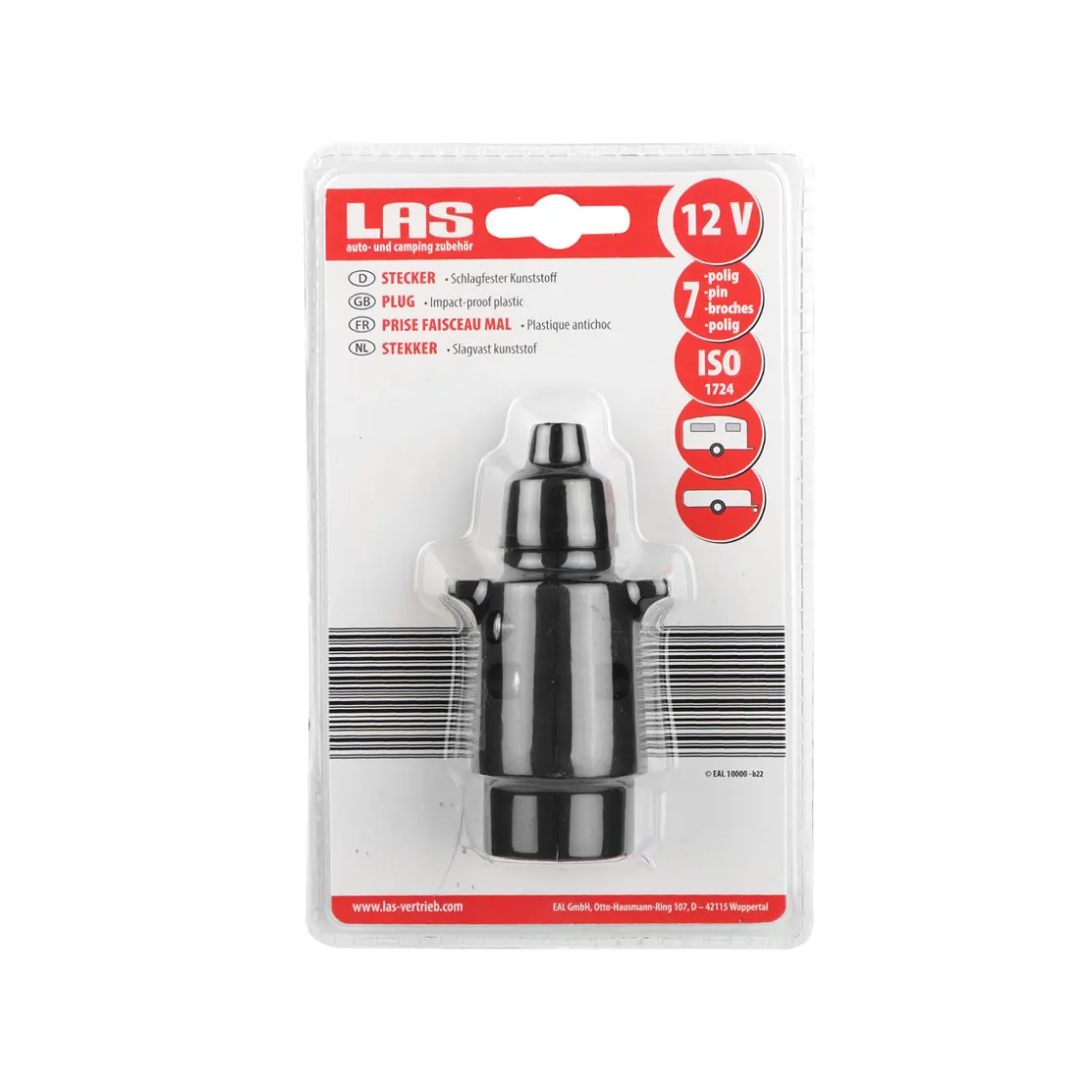 Stecker 7-polig aus Kunststoff ^ New