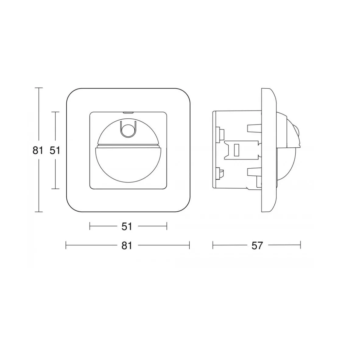 Bewegungsmelder IR 180 UP EASY weiß ^ Steinel Discount