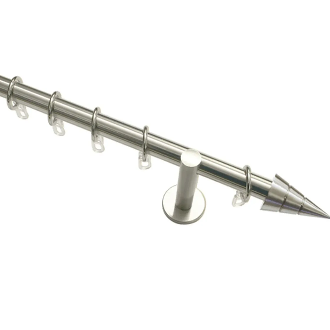 Stilgarnitur Kegel 20mm edelst. opt. 200cm ^ Gardinia Best