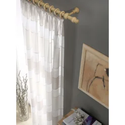 Stilgarnitur Lugano 28mm natur 160 cm ^ Gardinia Outlet