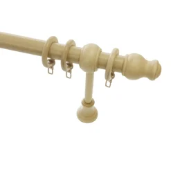 Stilgarnitur Lugano 28mm natur 160 cm ^ Gardinia Outlet