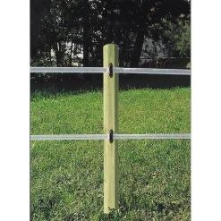 Streckenpfahl Octo Wood 6 x 200 cm braun ^ Sale