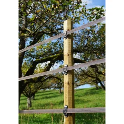 Streckenpfahl Octo Wood 6 x 200 cm braun ^ Sale